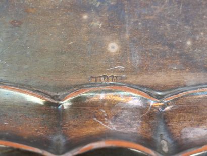 Set of silver-plated dishes including :
-...