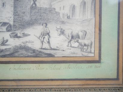 École vers 1800
La basse-cour
Dessin au crayon...