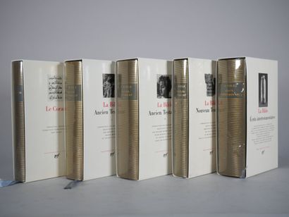 BIBLIOTHEQUE DE LA PLEIADE. 
Ensemble comprenant...