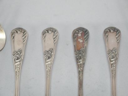 RAVINET DENFERT
10 oyster forks and 6 snail...