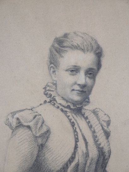Ecole du XIXe / début XXe siècle
Portrait...