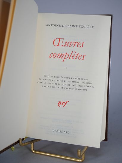 BIBLIOTHEQUE DE LA PLEIADE. 
Ensemble comprenant...