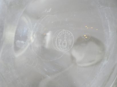 BACCARAT 
Cut-crystal water jug.
Signed Baccarat...