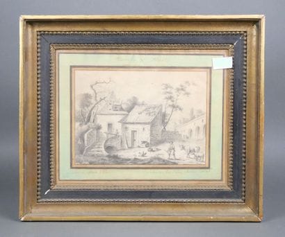 École vers 1800
La basse-cour
Dessin au crayon...