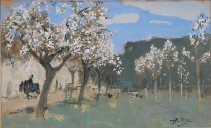 Pierre-Eugène MONTEZIN (1874-1946) 
Pommiers...