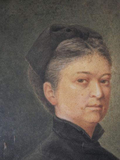 F. DONNAY (XIX-XIXe siècle)
Portrait d'homme...
