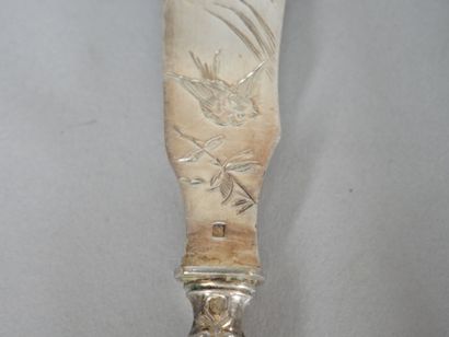 Set of 95 thousandths silver flatware including:...