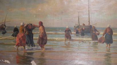 Charles ROUSSEL (1861-1936)
Les pêcheuses...