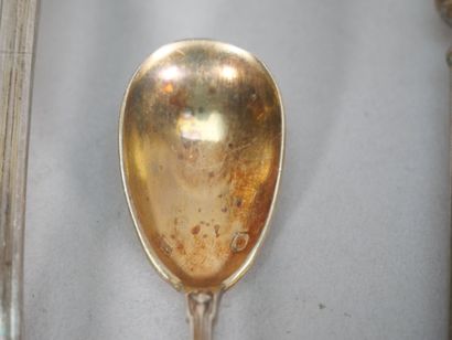 Set of 95 thousandths silver flatware including:...
