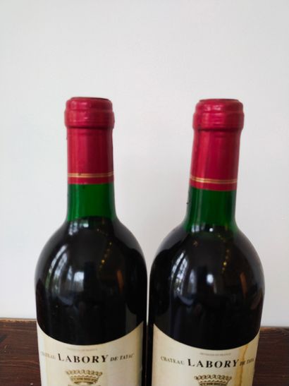 2 bouteilles Château LABORY DE TAYNAC, MARGAUX...