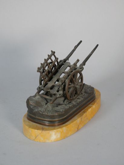 19th century school
The cart
Proof in bronze...