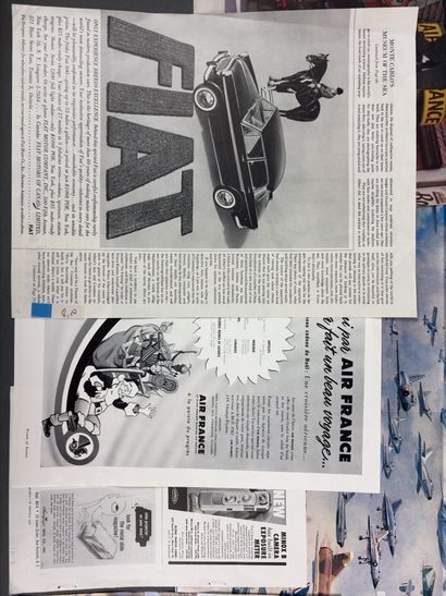 AIR FRANCE
A collection of posters, newspaper...
