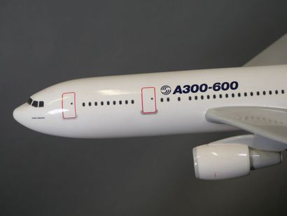 AIRBUS A300-600. Resin model in the manufacturer’s...