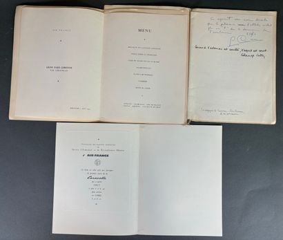 Réunion de 13 menus en majorité d'Air France...