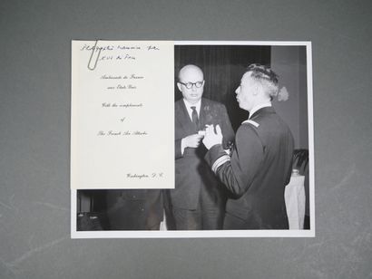 Set of 21 photographs of the French military...