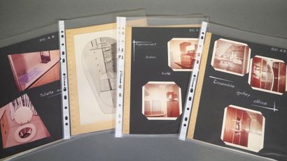Documentation binder containing vintage advertisements,...