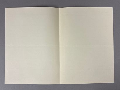 Réunion de 5 lettres d'inventeurs sollicitant...