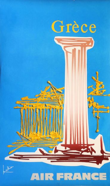 Georges MATHIEU (1912–2012) for AIR FRANCE
