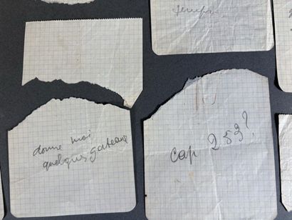 Réunion de 26 papiers échangés entre Costes...