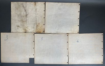 Réunion de lettres comprenant : 
- Viry -...