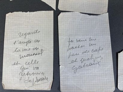 Réunion de 26 papiers échangés entre Costes...