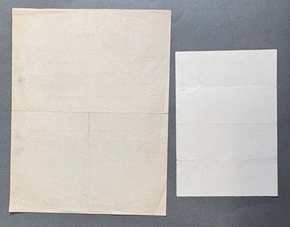 Réunion de documents comprenant : 

 - Paris,...