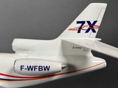 Maquette Dassault 7X F-WFBW, modèle en résine...