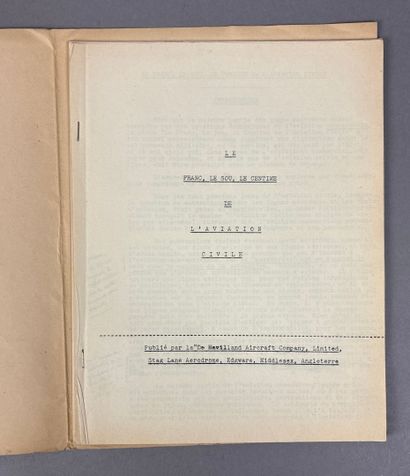 Étude de M. Bellonte sur 
