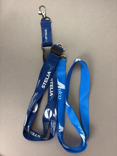 A collection of promotional items from various...
