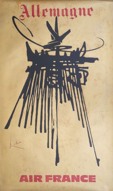 Georges MATHIEU (1912–2012) for AIR FRANCE
