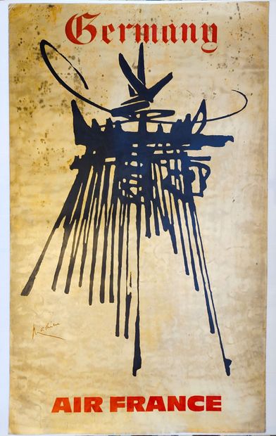Georges MATHIEU (1912–2012) for AIR FRANCE
