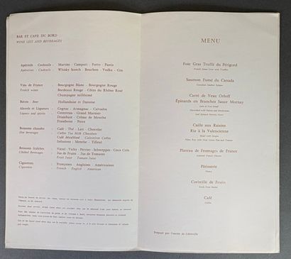 Réunion de 13 menus en majorité d'Air France...