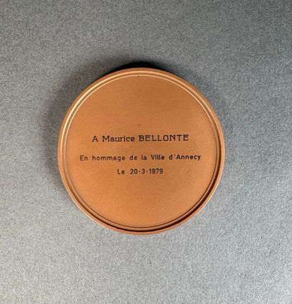 Médaille en bronze de la ville d'Annecy gravée:...