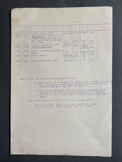 Réunion de documents comprenant : 
- Une...