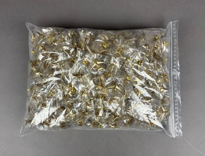 A collection of approximately 200 gold pins...