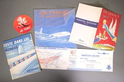 AIR FRANCE
Collection of vintage documents:...