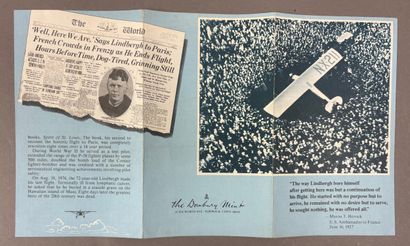 Lettre de Harry J. Cooper adressée à M. Bellonte...