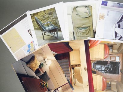 Documentation binder containing vintage advertisements,...