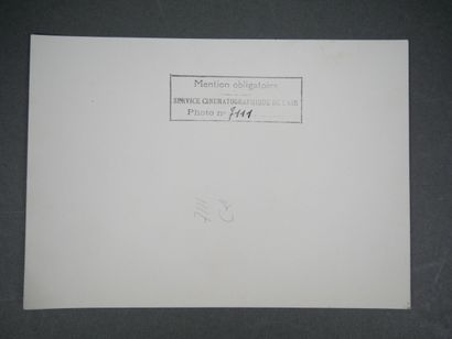 Set of 21 photographs of the French military...