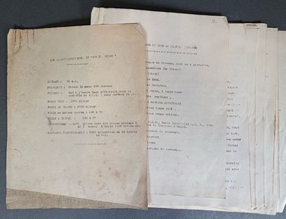 Réunion de lettres comprenant : 
- Viry -...