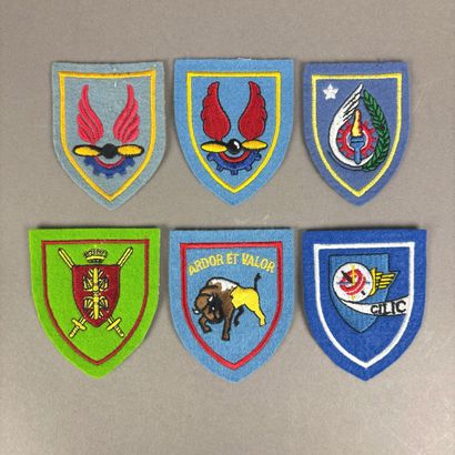 Set of 6 Belgian Air Force aviation patches...