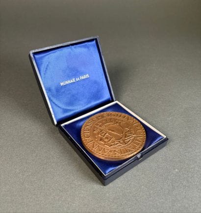 Médaille en bronze de la ville d'Annecy gravée:...