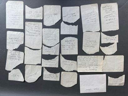 Réunion de 26 papiers échangés entre Costes...