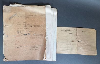 Réunion de lettres comprenant : 
- Viry -...