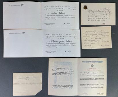 Suite de 4 coupures de journaux 