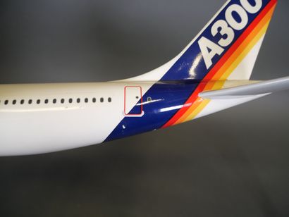 AIRBUS A300-600. Resin model in the manufacturer’s...