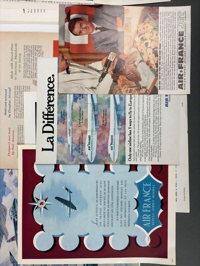 AIR FRANCE
A collection of posters, newspaper...