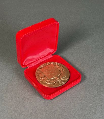 Médaille de la ville du Bourget gravée 