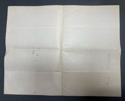 Réunion de documents comprenant : 
- Une...