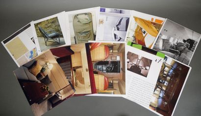 Documentation binder containing vintage advertisements,...